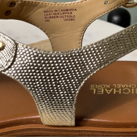 Michael Kors Gold Sandals - Picture 3 of 4